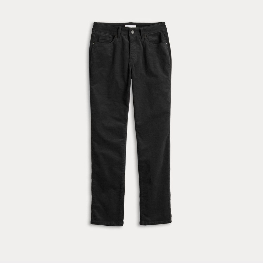 274. Women's Croft & Barrow® Straight Leg Corduroy Pants 6
